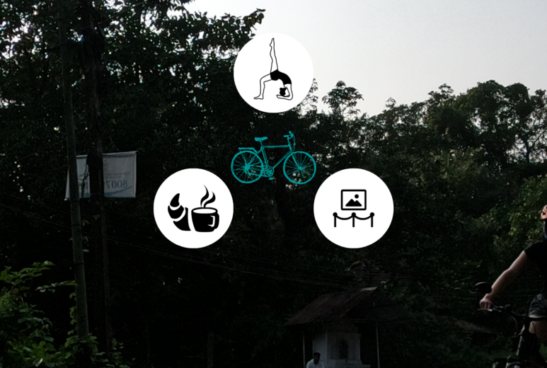 Yoga; Bicycle ; Brunch ; Muuseum